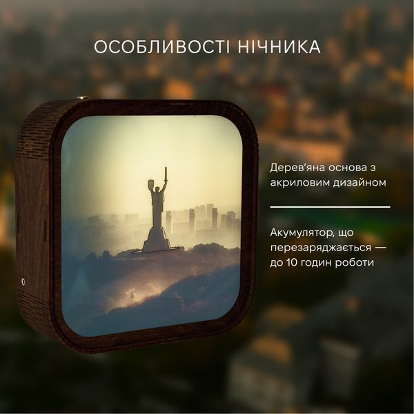 Дерев'яний Нічник - Варта Світла WANL003DLADMK300 фото