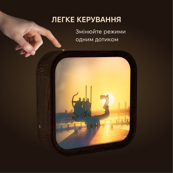 Деревянный Ночник - Киевская Легенда WANL003DLADMK500 фото