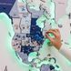 Аква - Багатошарова мапа світу з підсвічуванням MWC30M300AQE3W00 фото 2