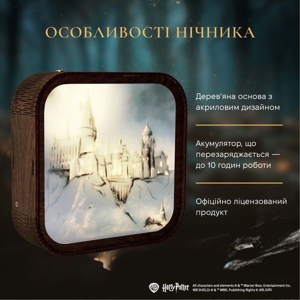 Акриловий Нічник Гаррі Поттер - Гоґвортс Після Відбою WANL003DHAPOHA00 фото