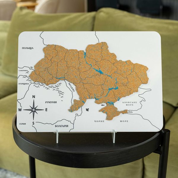 Настільна Мапа України з Корку SL240S0UALI000OC фото