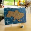 Настільна Мапа України з Корку