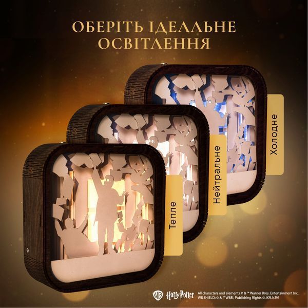 Деревʼяний 3D Нічник Гаррі Поттер - У Недiлю Пошти Немає WPNL003DHAPONP00 фото