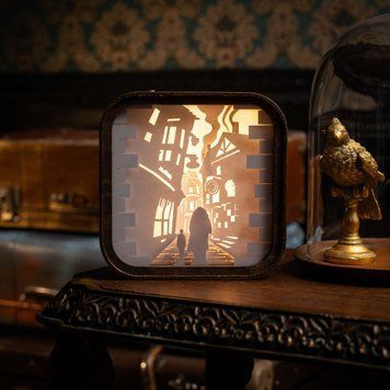 Деревянный 3D Ночник Гарри Поттер - Аллея Диагон WPNL003DHAPODA00 фото