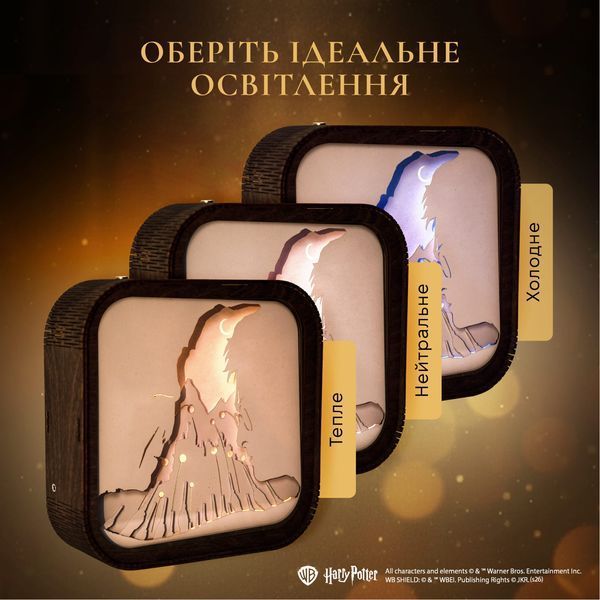 Деревянный 3D Ночник Гарри Поттер - Свет Против Тьмы WPNL003DHAPOLD00 фото Деревянный 3D Ночник Гарри Поттер - Свет Против Тьмы WPNL003DHAPOLD00 фото