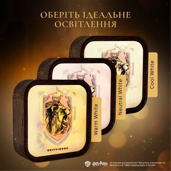 Акриловый Ночник Гарри Поттер &ndash; Лев Гриффиндор WANL003DHAPOLG00 фото
