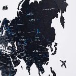 Миднайт – однослойная (2Д) карта мира  - 6