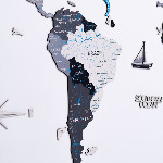 Нордик – однослойная (2Д)  карта мира  - 7