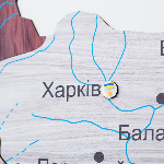 Капучино – одношарова (2Д) мапа України  - зображення №5