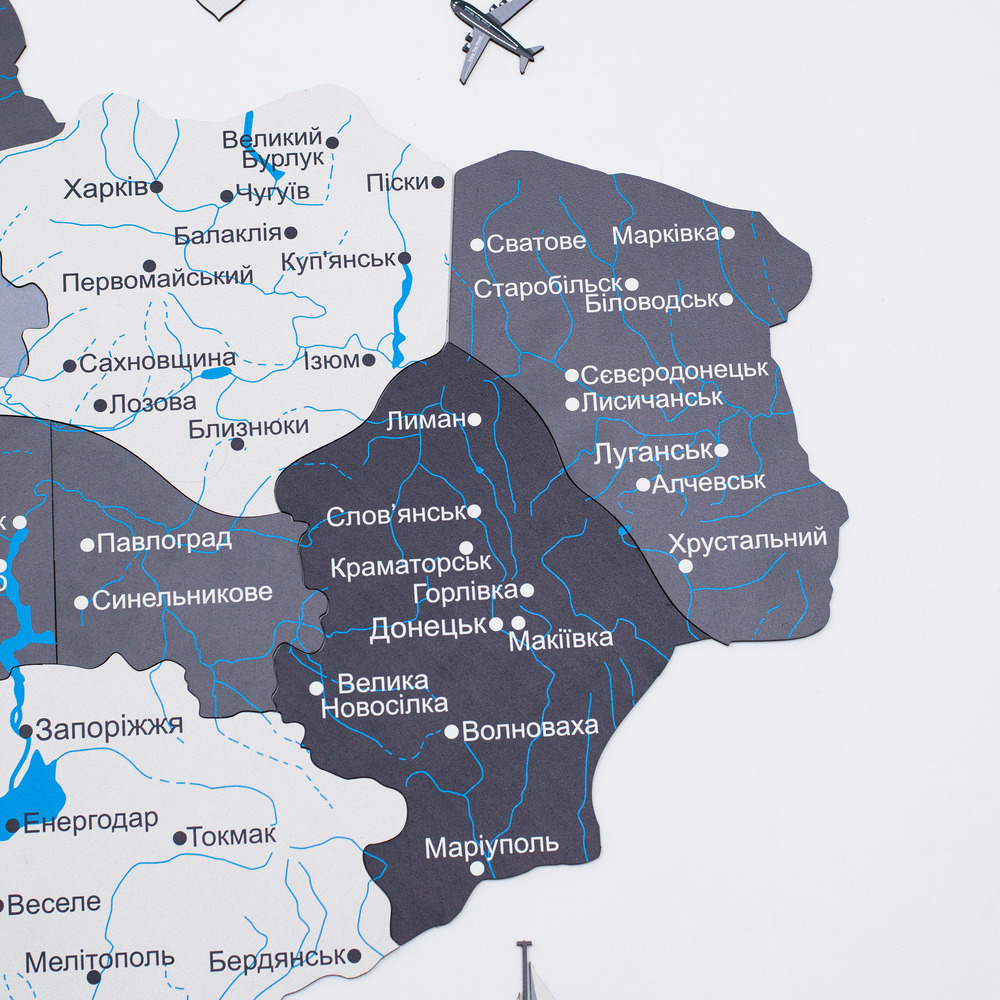 Нордік – Одношарова (2Д) мапа України  - зображення №5