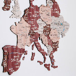 Капучино – Деревянная карта Европы  - 2