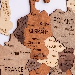 Стандарт – Деревянная карта Европы  - 2