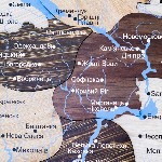 Капучино с подсветкой – Многослойная карта Украины  - 3