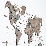 Цвет терра – Многослойная карта мира  - 6