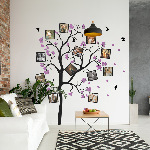 Сімейне дерево з фіолетовими квітами  - зображення №7