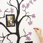 Сімейне дерево з фіолетовими квітами  - зображення №5