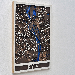 3D карта Киева из дерева  - 2