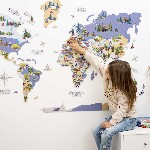 Дитяча – одношарова (2Д) мапа світу  - зображення №7