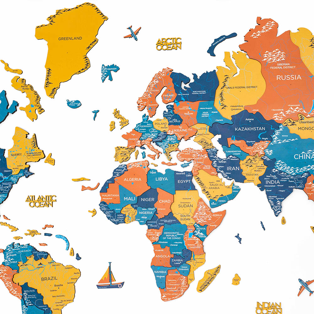Інді – Багатошарова мапа світу   - зображення №9