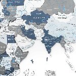 Круиз – Многослойная карта мира  - 6