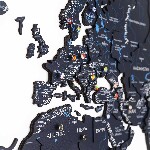 Чорна багатошарова Мапа світу  - зображення №11
