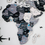 Сіра багатошарова Мапа світу   - зображення №8
