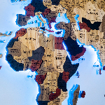 З масиву дерева з підсвічуванням – Багаторівнева Мапа світу  - зображення №8