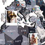 Сіра багатошарова Мапа світу   - зображення №8