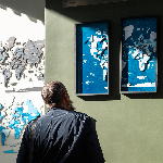 Аква – Триптих картина "Мапа світу"  - зображення №4
