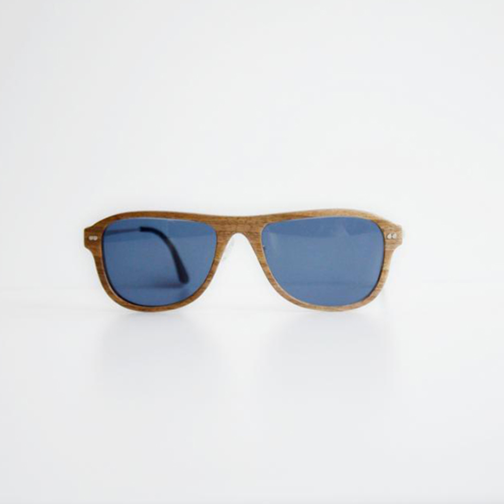 Дерев'яні окуляри з металевими дужками - Мілан