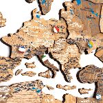 Світла багатошарова мапа світу  - зображення №4