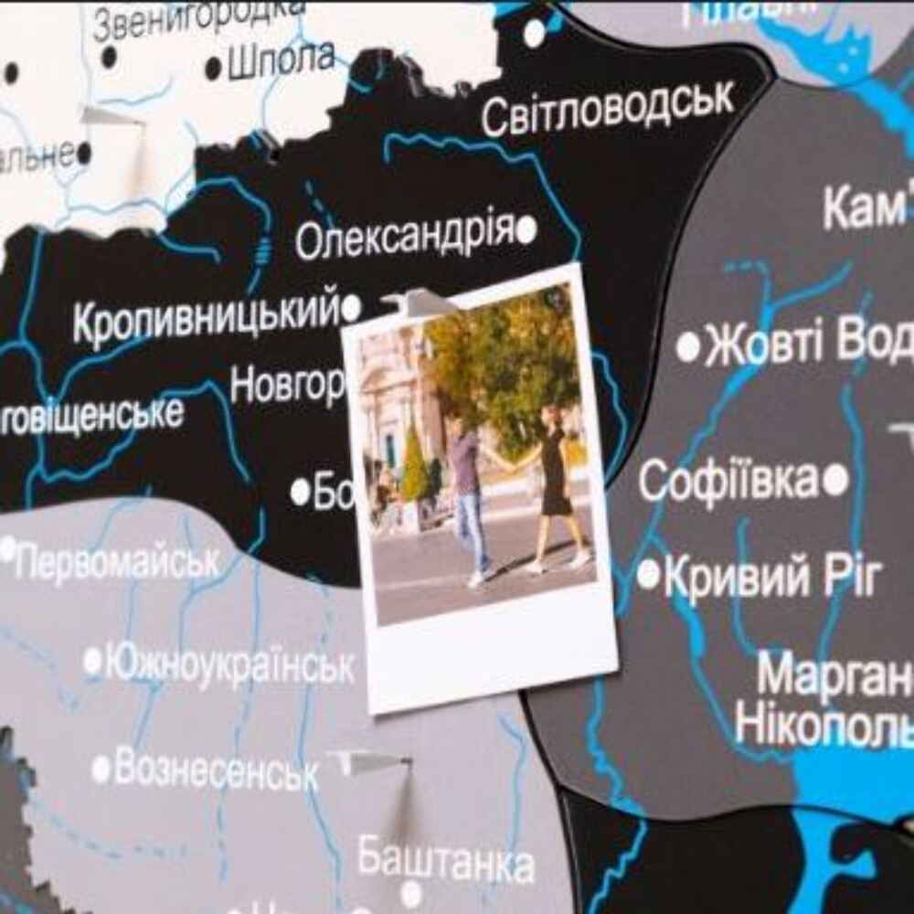 Сіра з підсвічуванням – Багатошарова Мапа України  - зображення №4