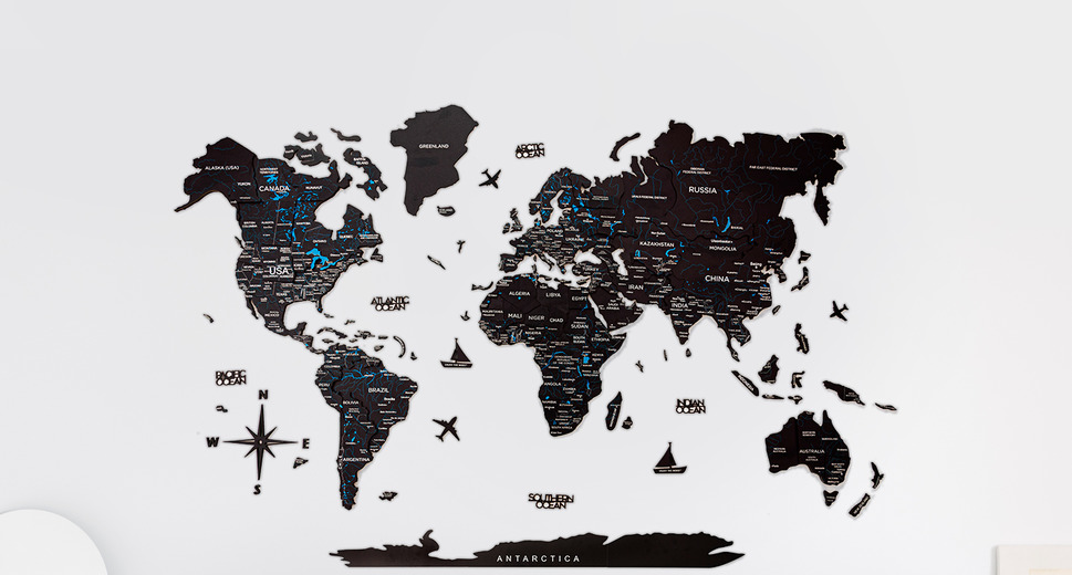 Чорна мапа світу